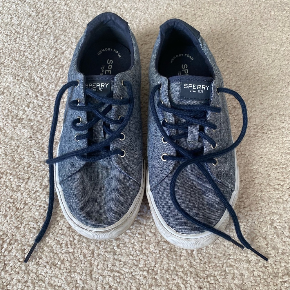 Sperry Boys Striper II LTT Lace Up Sneakers